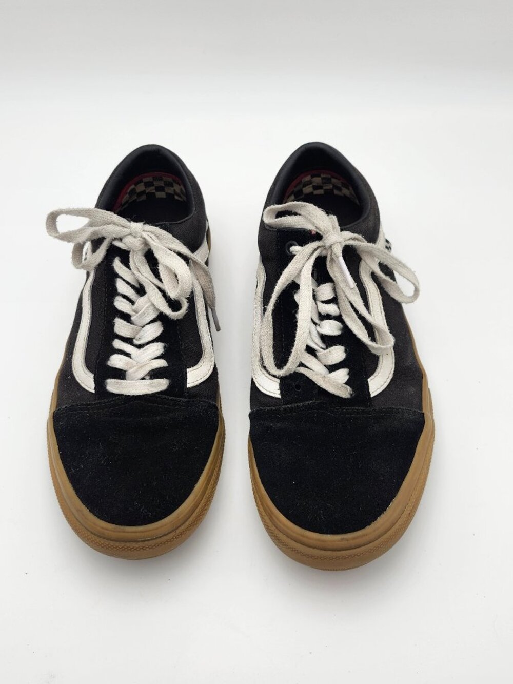 Vans Skate Old Skool Black Gum Suede Skateboarding Shoes Men's Size 9